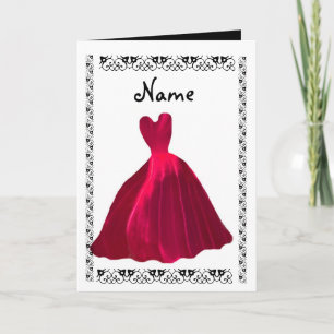 Invitación BRIDESMAID - traje de terciopelo rojo S
