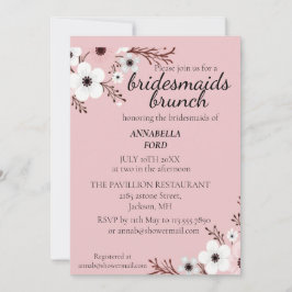 Invitación bridesmaids brunch