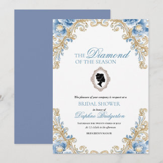 Invitación Bridgerton The diamond of the season bridal shower