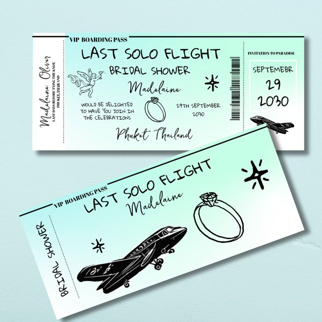 Invitación Brigada Ducha Embarcadero Pase De Último Vuelo Sol (Subido por el creador)