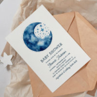 Brillante azul celestial lindo de la ducha de bebé