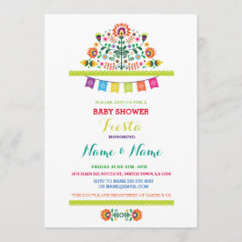 Invitación brillante de niño Chica mexicano Fiesta