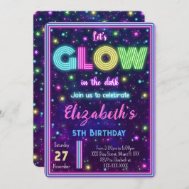 Invitación brillante editable