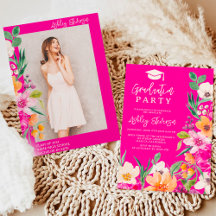 Brillante graduación de la foto del guión de flore