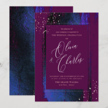 Brillo, cepillo azul invernal tiéndose+Cassis