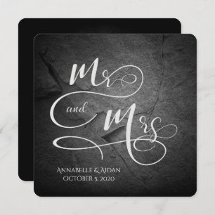 Invitación Brillo de la Piedra Negra