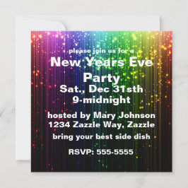Invitación Brillo de Nochevieja