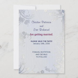 Invitación Brillo de Plata