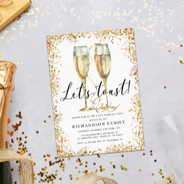 Invitación Brindemos Fiesta de Año Nuevo