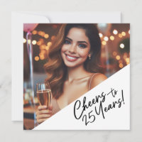 Brindis por 25 años de celebración de cumpleaños