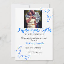 brindis por 50 años aniversario foto hoja azul nam