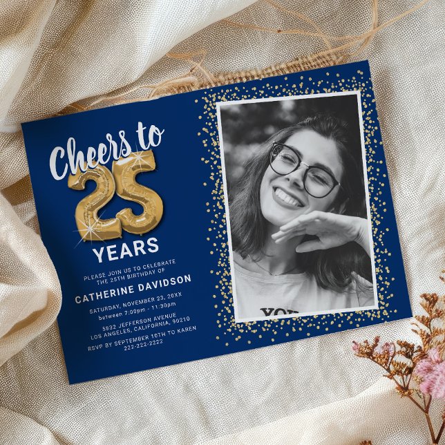 Invitación Brindis por el 25 cumpleaños de The Years Foto (Subido por el creador)