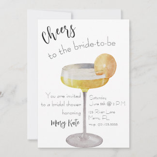 Invitación Brindis por la futura novia