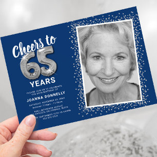 Invitación Brindis por los 65 años de The Years Cumpleaños Fo
