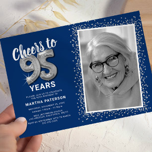 Invitación Brindis por los 95 años de The Years Foto de cumpl