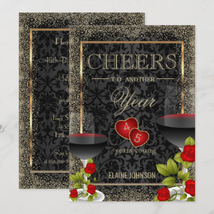 Invitación Brindis por otro año de fiesta