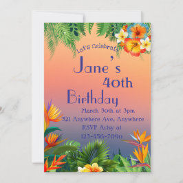 Invitación Brisa Tropical