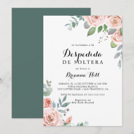 Invitación Brisa veraniega Floral Ducha de Novias Española