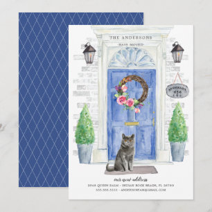 Invitación británica de movimiento de gatos cortos