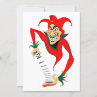Bromista de Jester que graba mal con Jack-en-la-ca