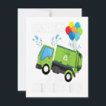 Invitación Brother Of The Birthday Boy Garbage Truck Gift<br><div class="desc">Brother Of The Birthday Boy Garbage Truck Gift</div>