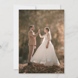 Invitación brown modern wedding invitation, invitation