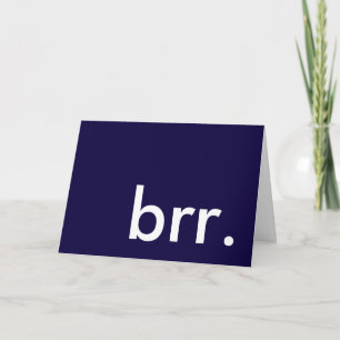 Invitación brr. ¡es un fiesta de invierno!