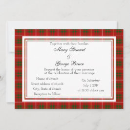 Invitación Bruce Scottish Wedding Invitation
