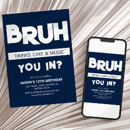 Invitación BRUH | ¿Entra? Cumpleaños