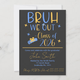 Invitación Bruh, Fiesta de graduación 2026 