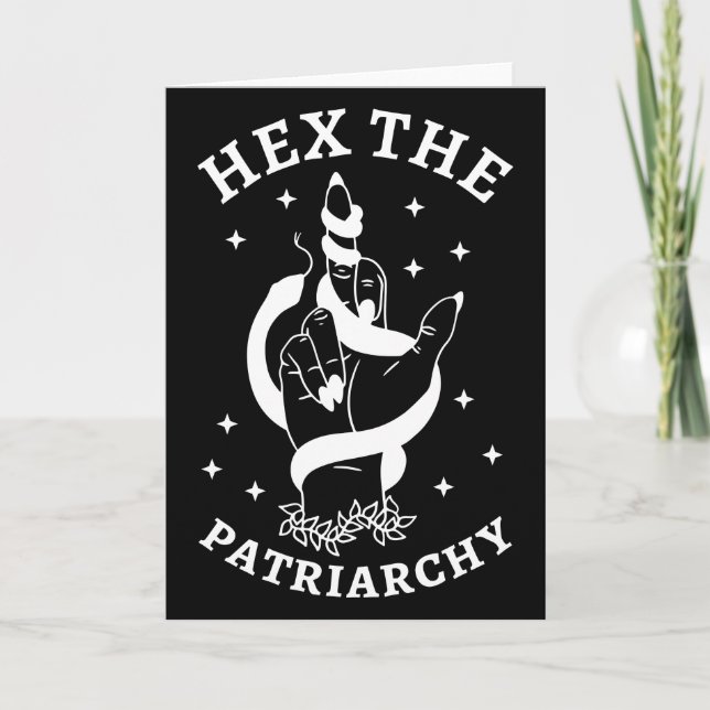 Invitación Bruja feminista - Hex El Patriarcado III (Anverso)