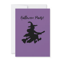 Bruja voladora en morado