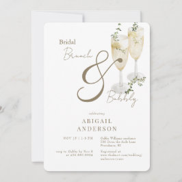 Invitación Brújula blanca y ducha de burbujas