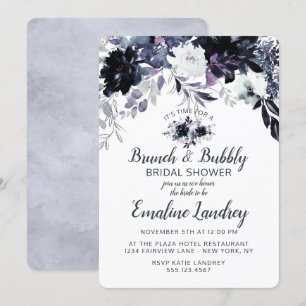 Invitación Brújula floral y ducha bucal nocturna