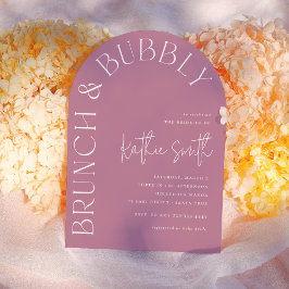 Invitación Brújula y burbuja audaz arca floral ducha de novia