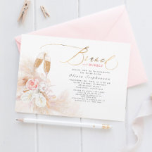 Brújula y burbuja ducha de novia pampas Grasa