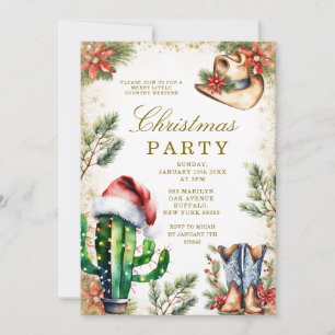 Invitación Brunch a cuadros y brindis dorado para despedida d