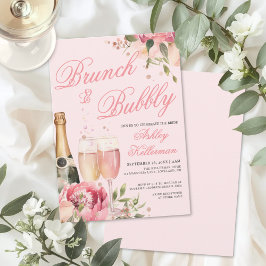 Invitación Brunch And Bubbly Bridal Shower