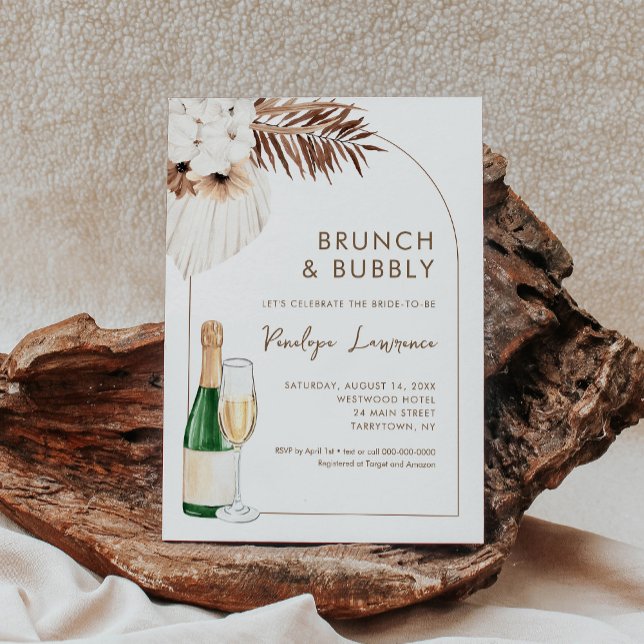 Invitación Brunch bohemio SIERRA y ducha bucal (Subido por el creador)
