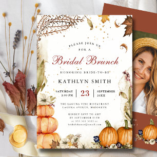 Invitación Brunch Botánico De Novias Caídas En El Amor
