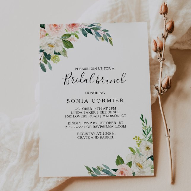 Invitación Brunch Bridal Elegante (Subido por el creador)