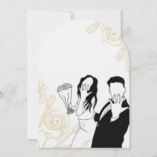 Invitación Brunch Bridal Moderno De Bow Invita A Un Champagne