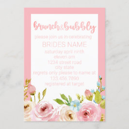 Invitación Brunch & Bubbly