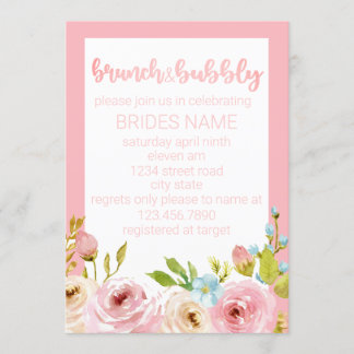 Invitación Brunch & Bubbly