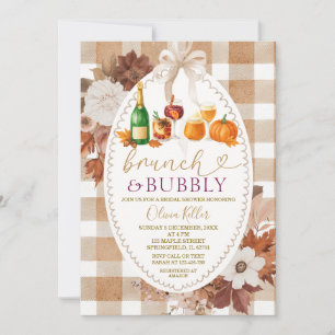 Invitación Brunch & Bubbly Despedida de Soltera Cóctel de Oto