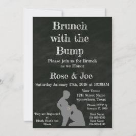 Invitación Brunch con el pizarrón Bump