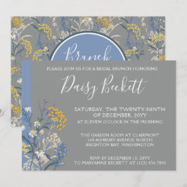 Invitación Brunch Con La Brida Botánica De La Marina Amarilla