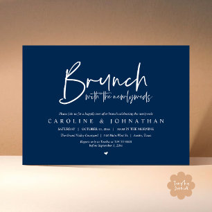 Invitación Brunch con la celebración del Boda Post de los rec