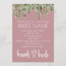 Invitación Brunch con la novia