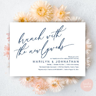 Invitación Brunch con los recién casados, Boda Post Celebró